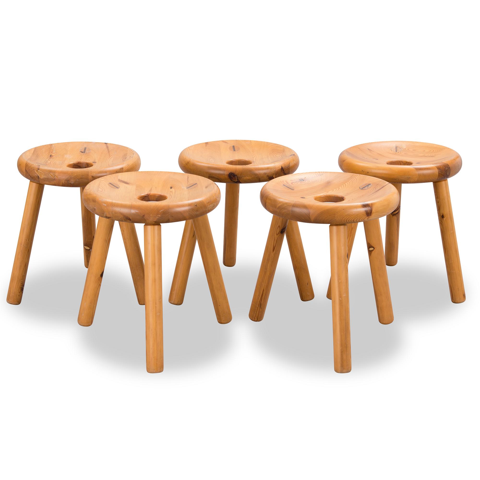 Bertel Gardberg, Jakkaroita, 5 kpl, Normark Finnmade. 1960-luku.