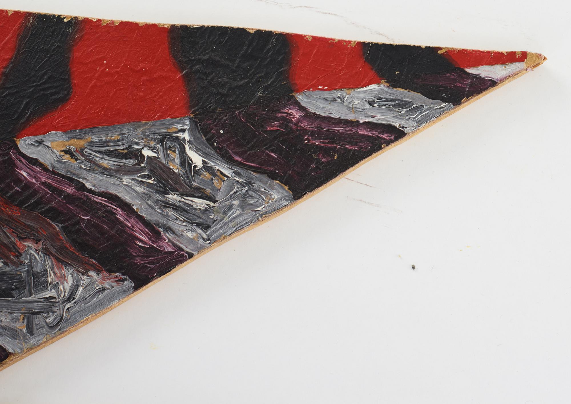 Petter Zennström, oil on paper and board, signed.