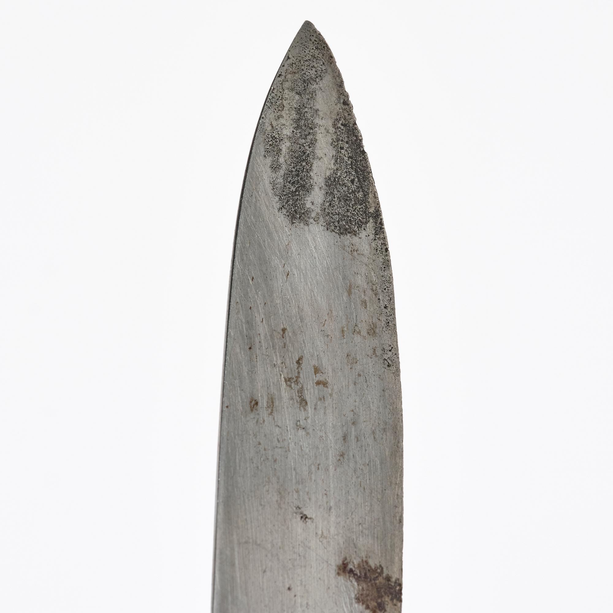 A presumably German baroque agate and silver-moutned letter opener, early 18th century.