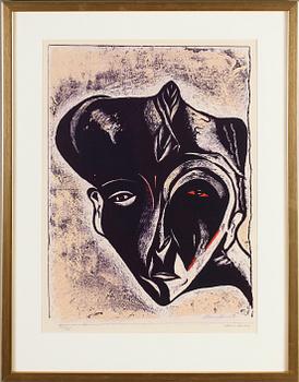 CHANNA BANKIER, färglitografi, signerad och numrerad 148/325.