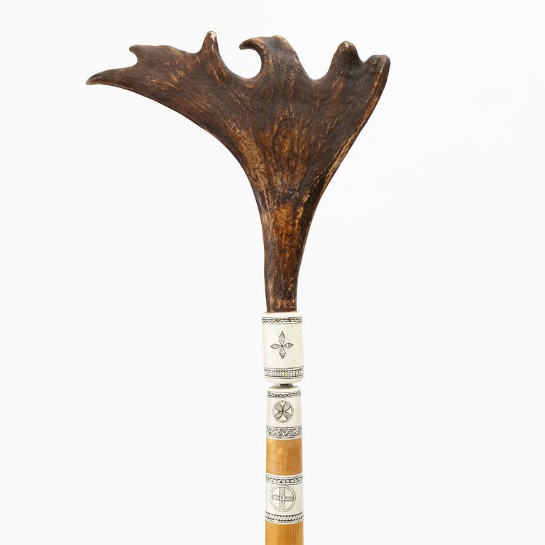 Calle Gran, bear spear, signed.