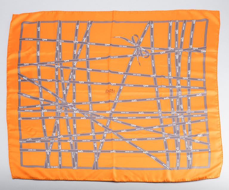 HERMÈS, "Bolduc", scarf.