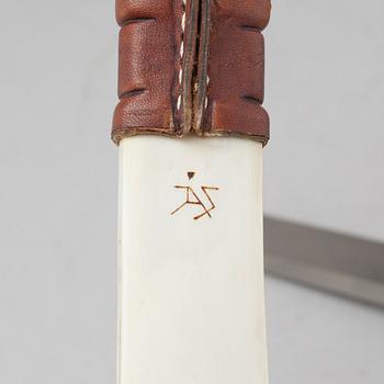 A knife, signed ÅS, reportedly Jan Åke Stener, second half of the 20th century.