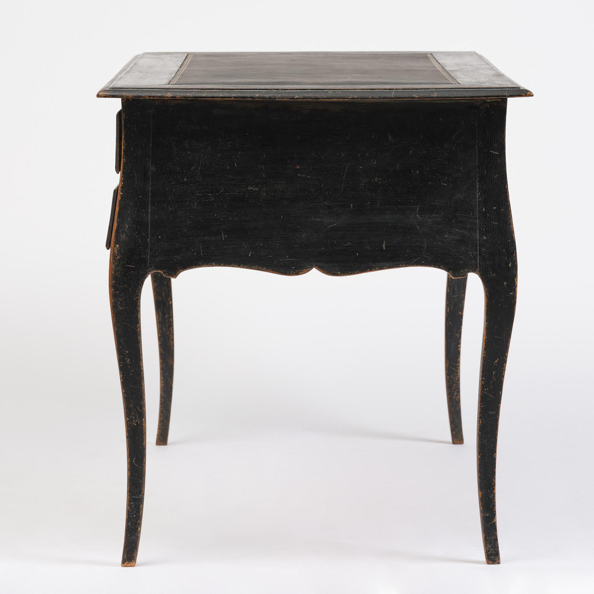 A Swedish rococo desk by L. Bolin (master in Stockholm 1759-1801).