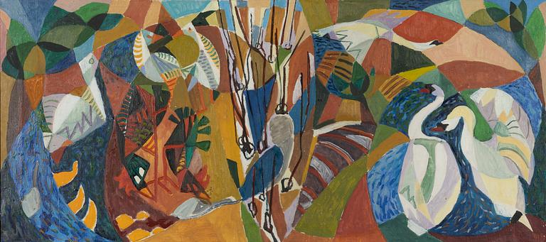 Alf ten Siethoff, olja på duk, signerad, daterad 1949 a tergo.