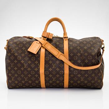 Louis Vuitton, väska, "Keepall 55 Bandoulière".