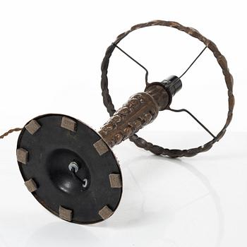 Harald Notini, attributed to, a model 6735 table lamp, Arvid Böhlmarks Lampfabrik, Sweden, 1910's/20's.