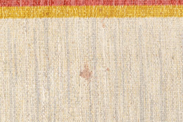 Anna-Greta Sjöqvist, matta, rölakan, ca 280 x 183 cm, signerad AGS och daterad 1969.