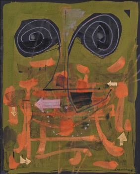 CO Hultén, gouache, signerad och daterad -53.