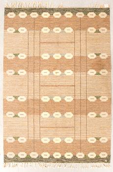 Ingegerd Silow, matta rölakan signerad 236x163 cm.