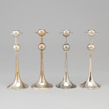 Four 'Saturnus' candlesticks by Kjell Engman for Gense.