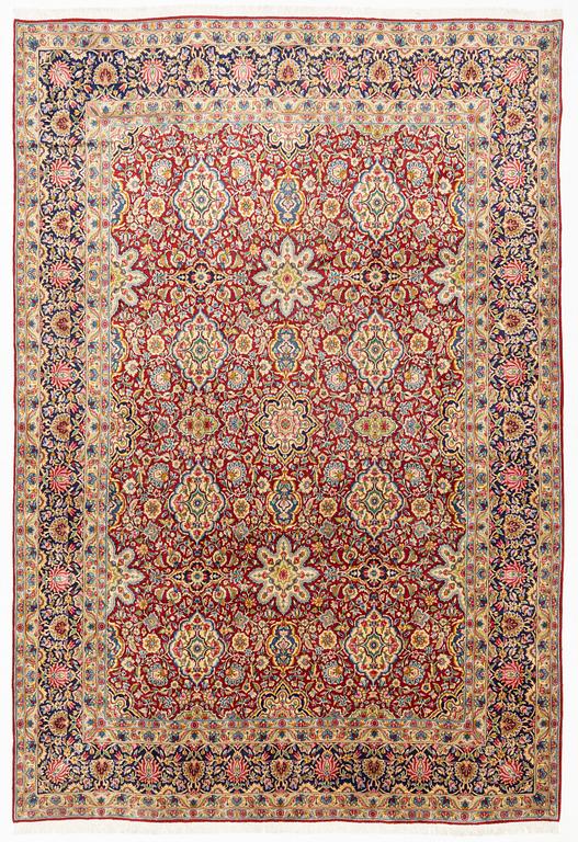 A Kerman carpet, 438 x 298 cm.