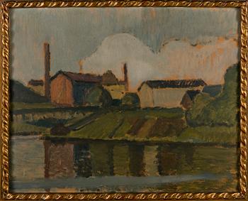 RAGNAR EKELUND, oil on board.