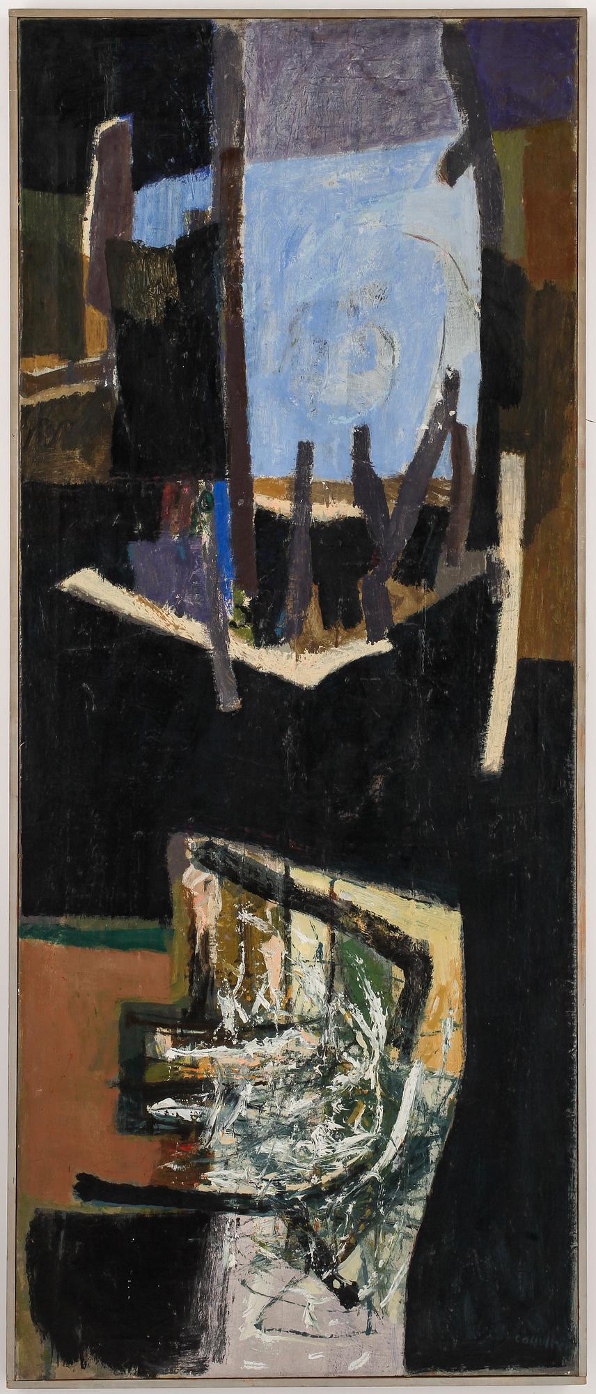 CARL OTTO HULTÉN, Olja på duk, sign CO Hultén. Utförd 1956-57.