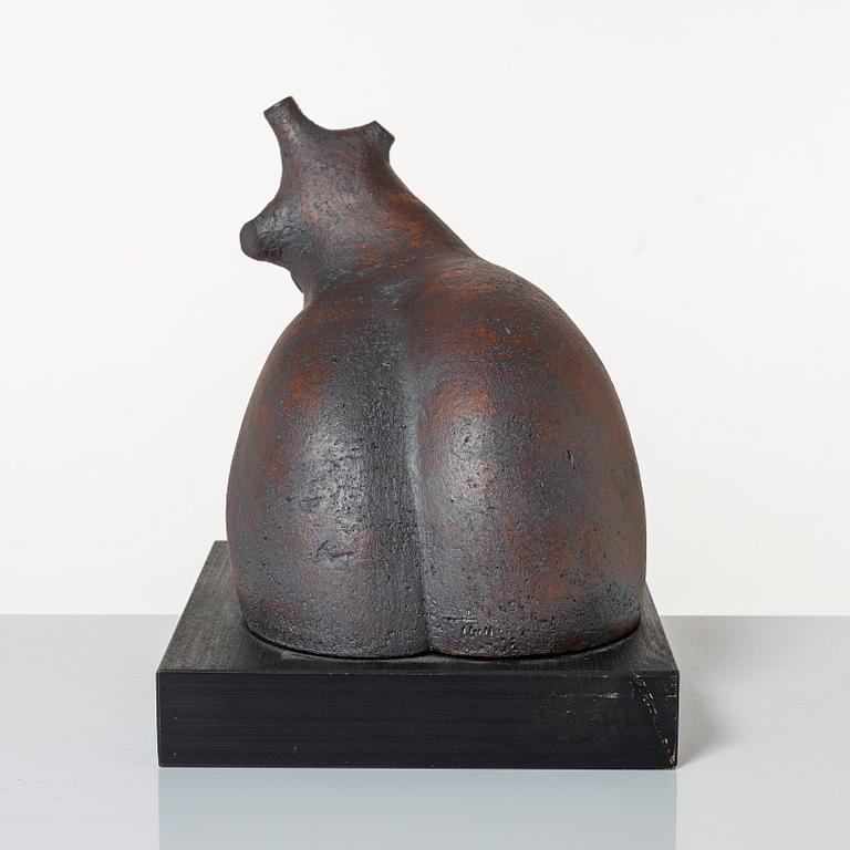 Claes Thell, skulpturer, 2 st, signerade.