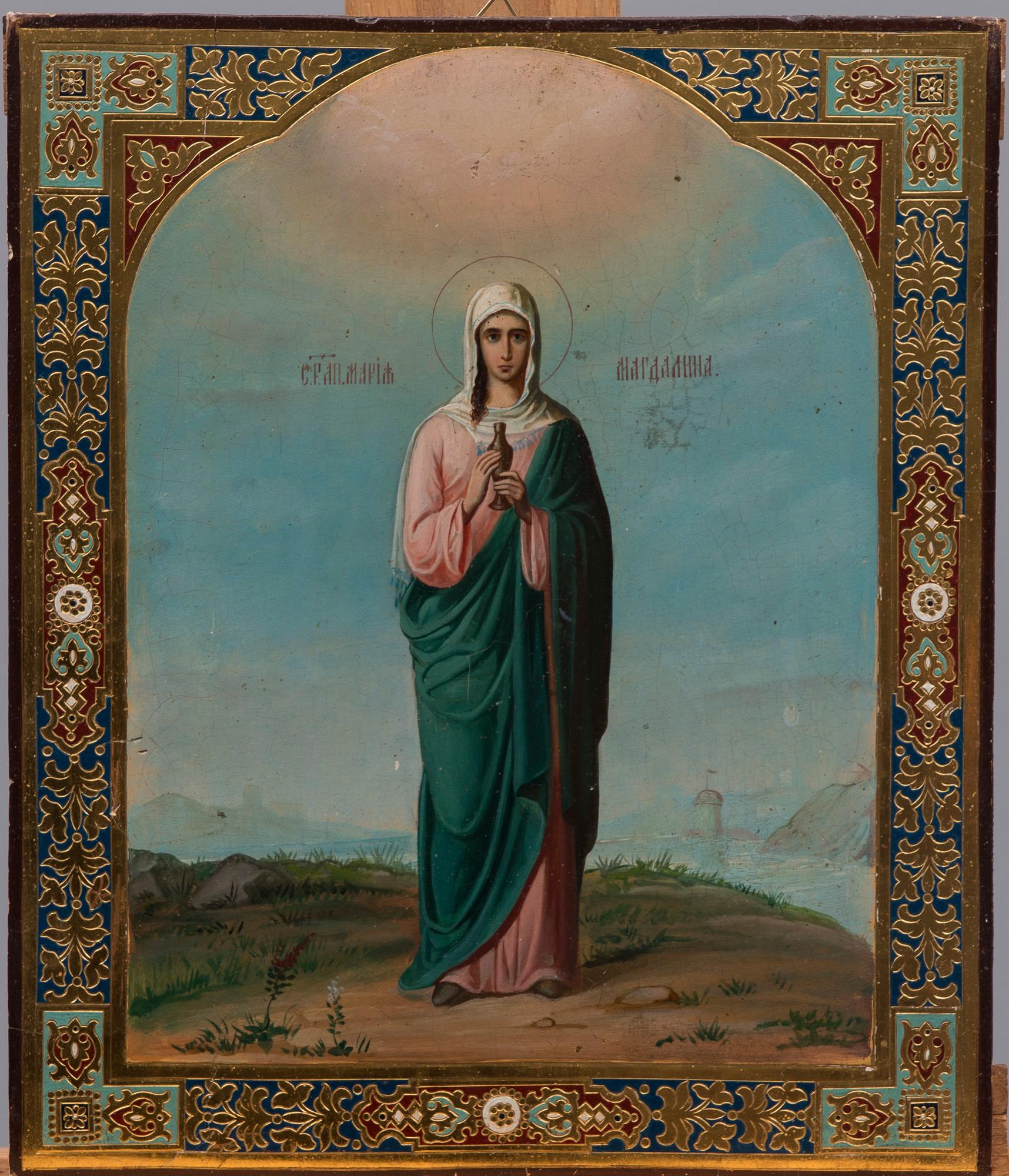 IKON, tempera på pannå, Ryssland 1900-talets början.