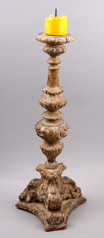 GOLVLJUSSTAKE, trä Barockstil, 1800-tal.