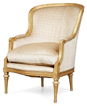 929. A Gustavian bergere.