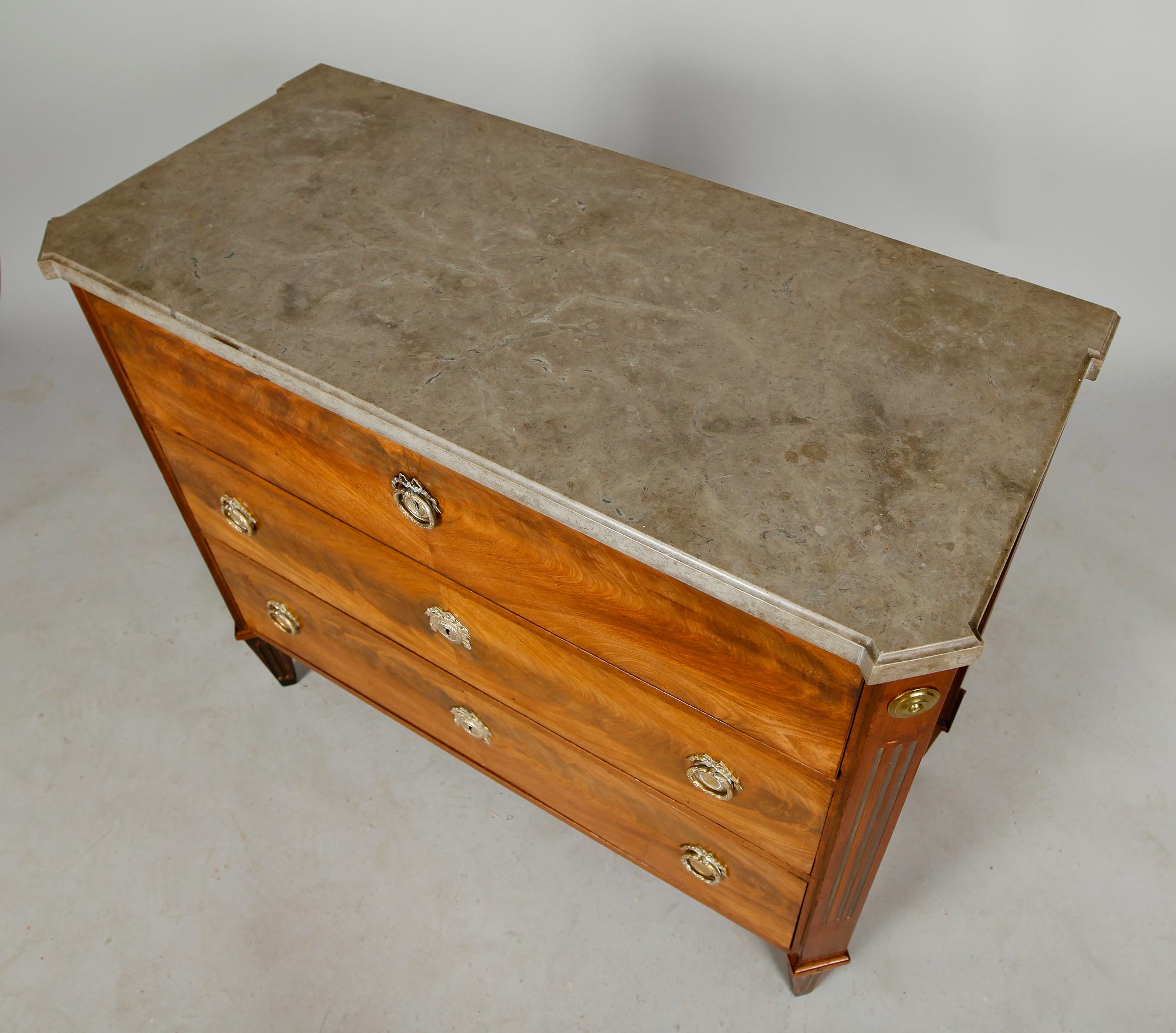 SEKRETÄR, gustaviansk stil, 1800-/1900-tal.