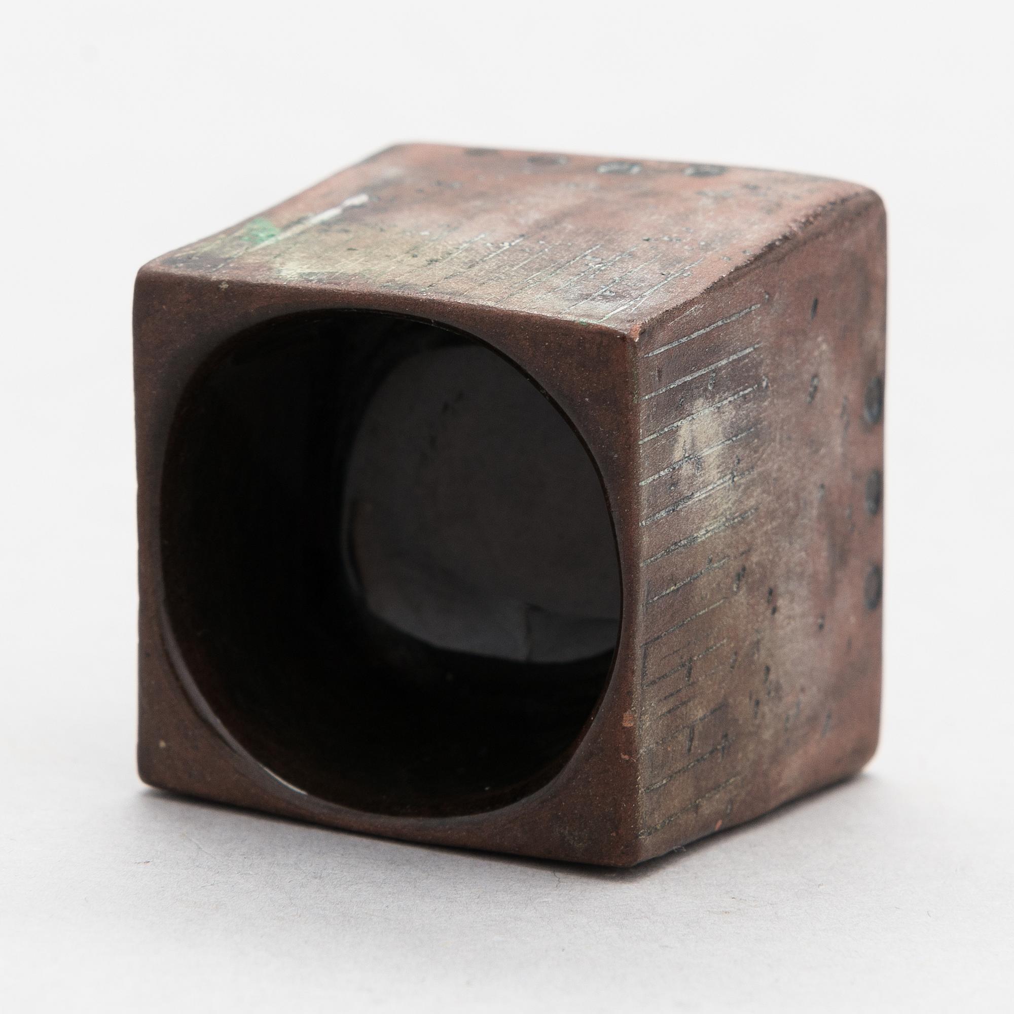 Rut Bryk, a stoneware cruet signed BRYK.