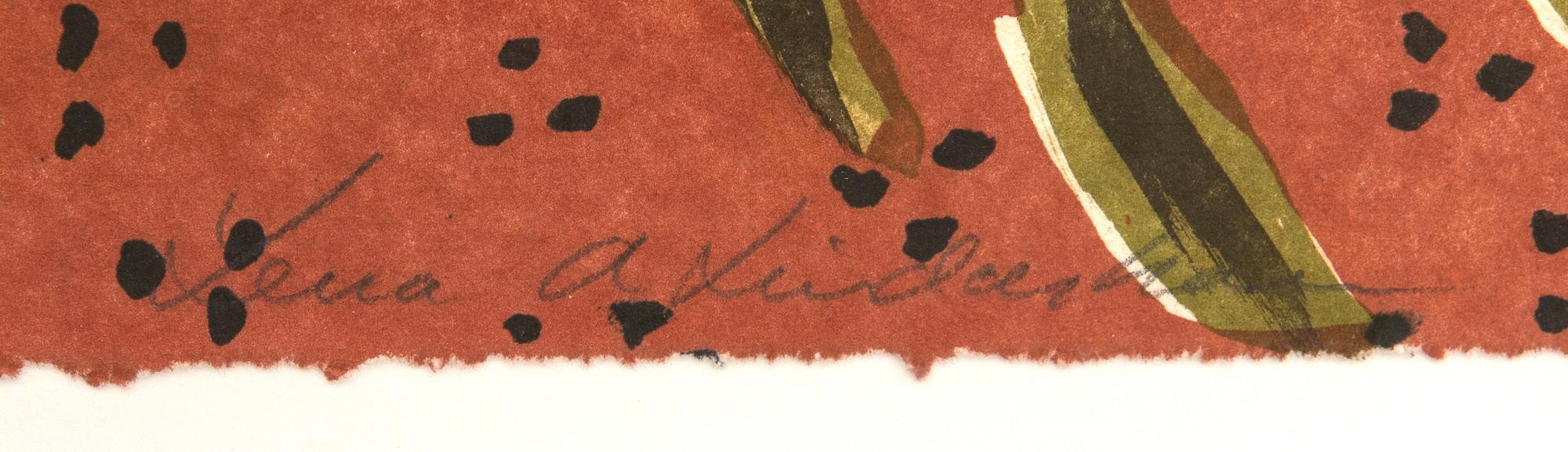 Lena Linderholm, Still life with flowers.