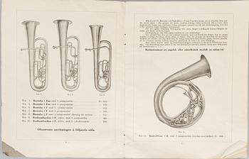 VALTHORN, försålt av Ahlberg & Ohlssons Instrument Aktiebolag, omkring 1936.