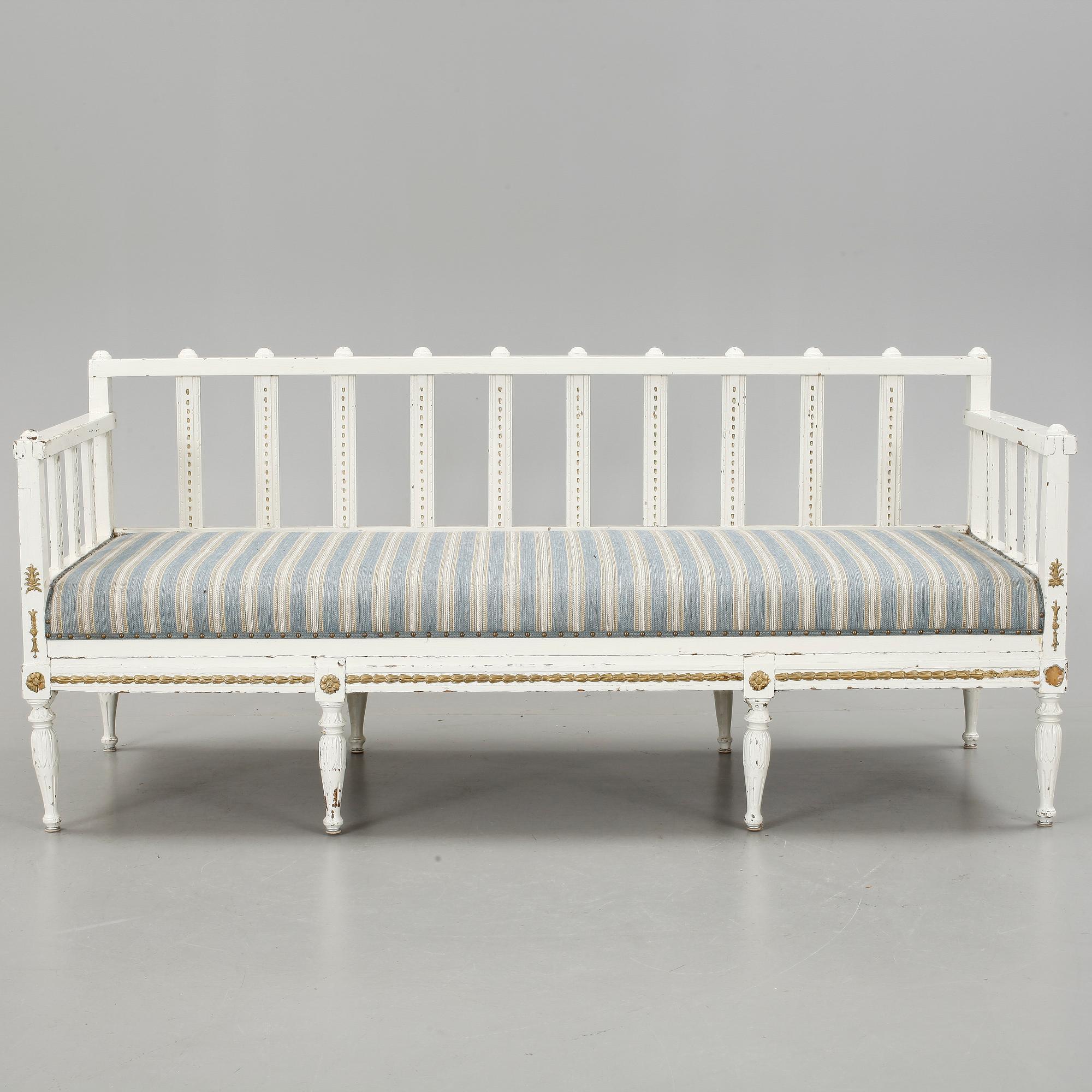 SOFFA, gustaviansk stil, 1800-tal.