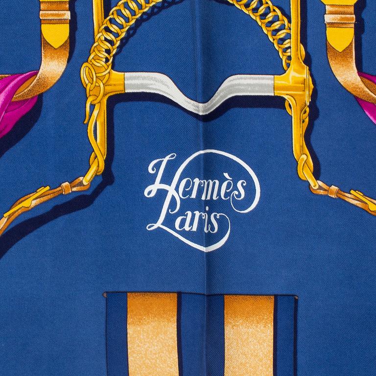 HERMÈS, scarf, "Grand Manège", Henri D'origny, 1993.