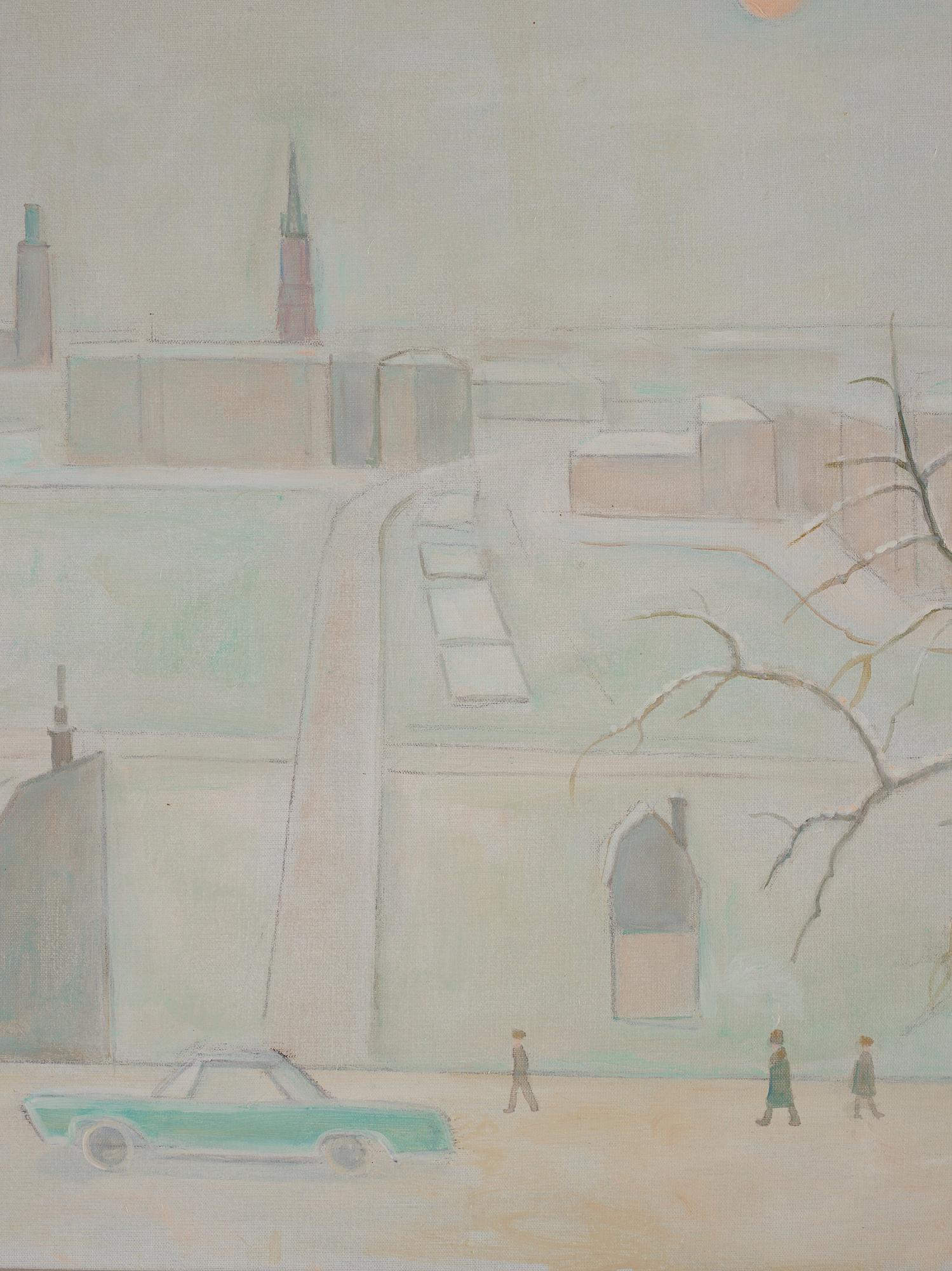 Einar Jolin, Winter scene from Stockholm.