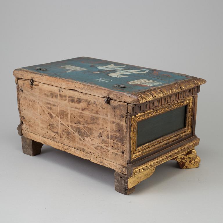 SKRIN, målat trä, 1800-tal.