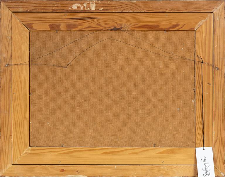 Edvin Ollers, oil on canvas/panel, signed and dated 1956.