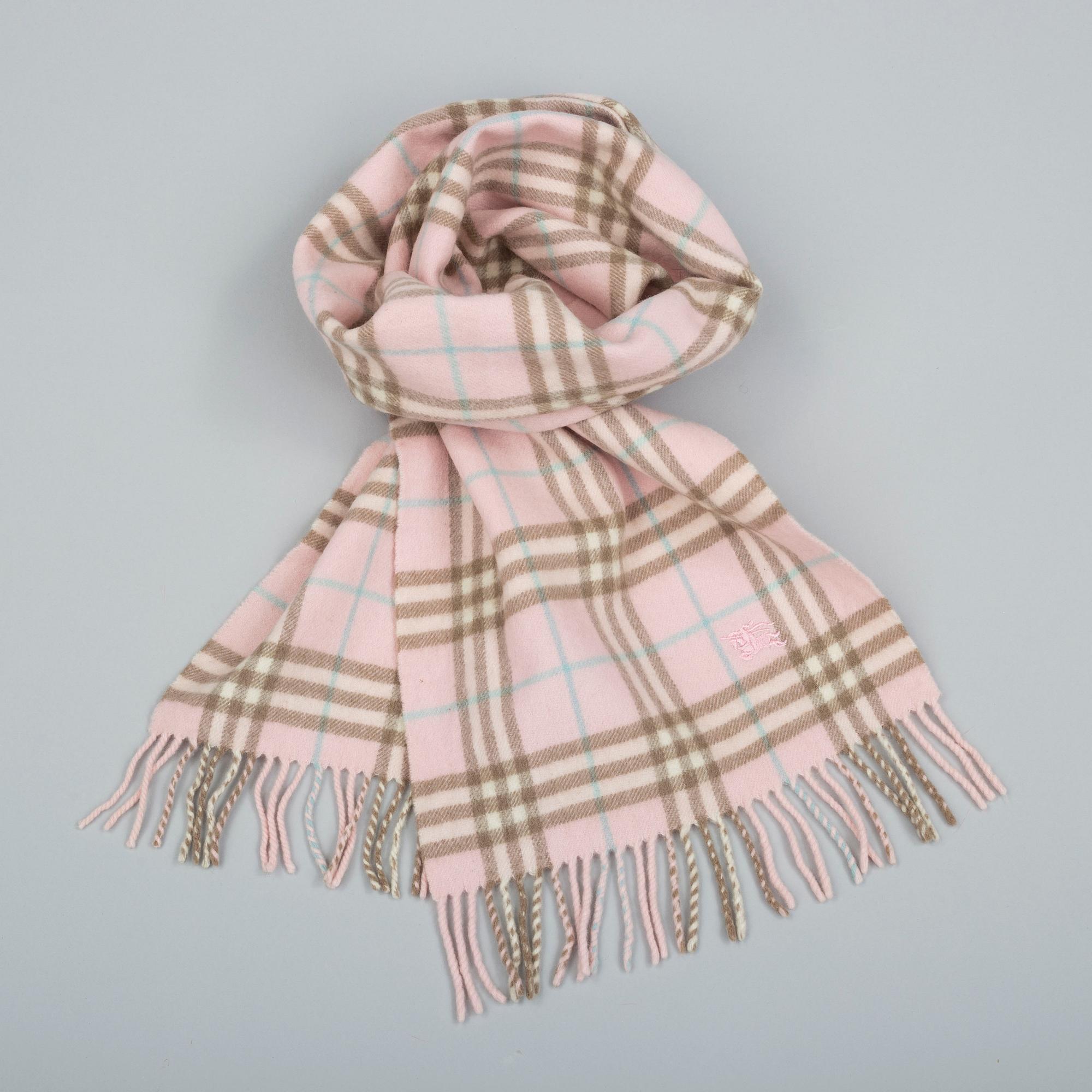 Burberry rosa halsduk sales