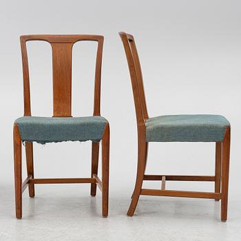 Runar Engblom, four chairs, for the Stockholm Handicraft Association, 1940s-50s.