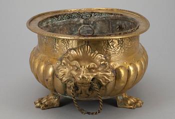 VINKYLARE, mässing, ca 1900.