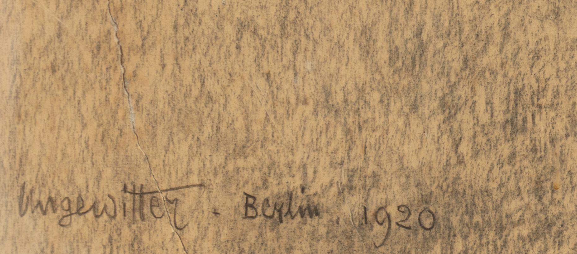 Hugo Ungewitter, Kosackjägare med hästar och hundar.