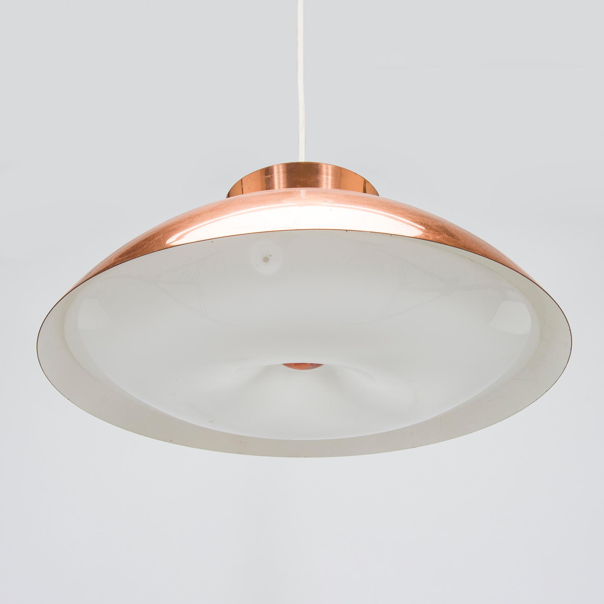 Lisa Johansson-Pape, taklampa, modell 61-368, Stockmann, Orno, 1900-talets mitt.