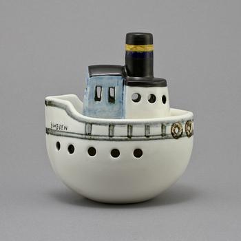 LJUSLYKTA, stengods, Lisa Larson, K-studion, Gustavsberg.