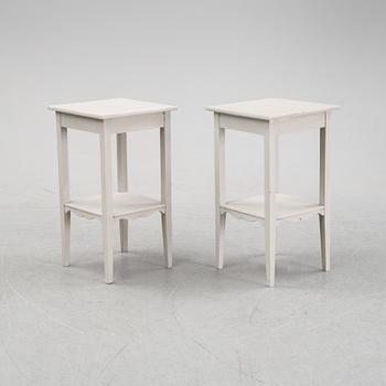 A pair of side tables, 20th Century.