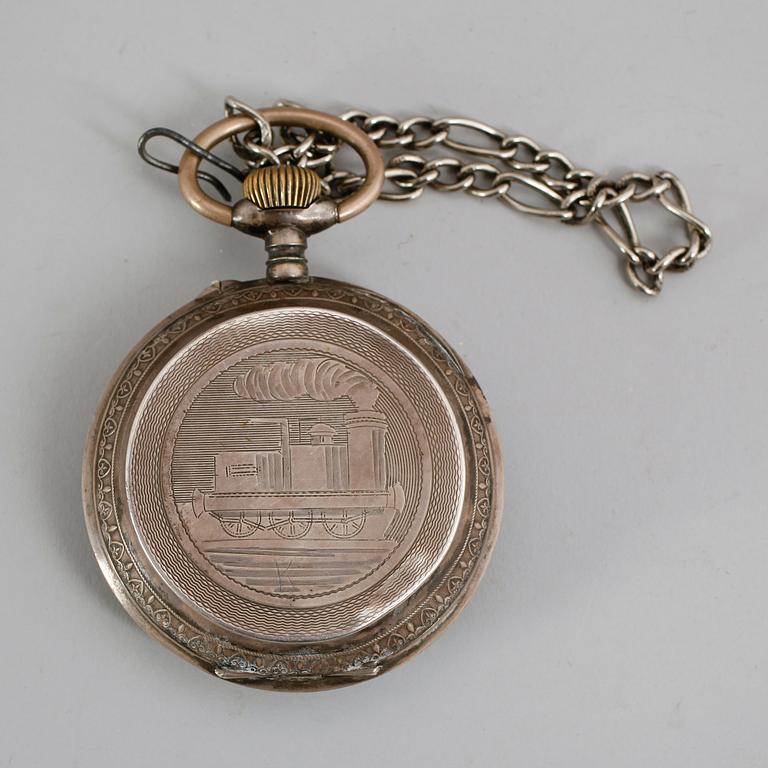 FICKUR, silver, tidigt 1900-tal.