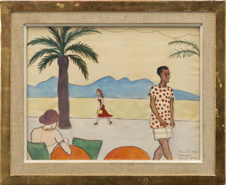 Einar Jolin, By the promenade.