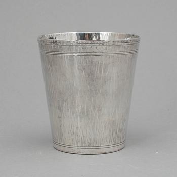 BÄGARE, silver, CG Hallberg, Stockholm, 1949. Vikt ca 235g.