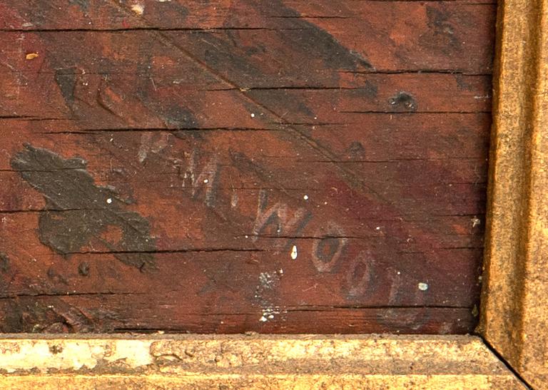 Peter MacDonagh Wood, "Lock at Stratford-on-Avon" - Hamnmotiv.