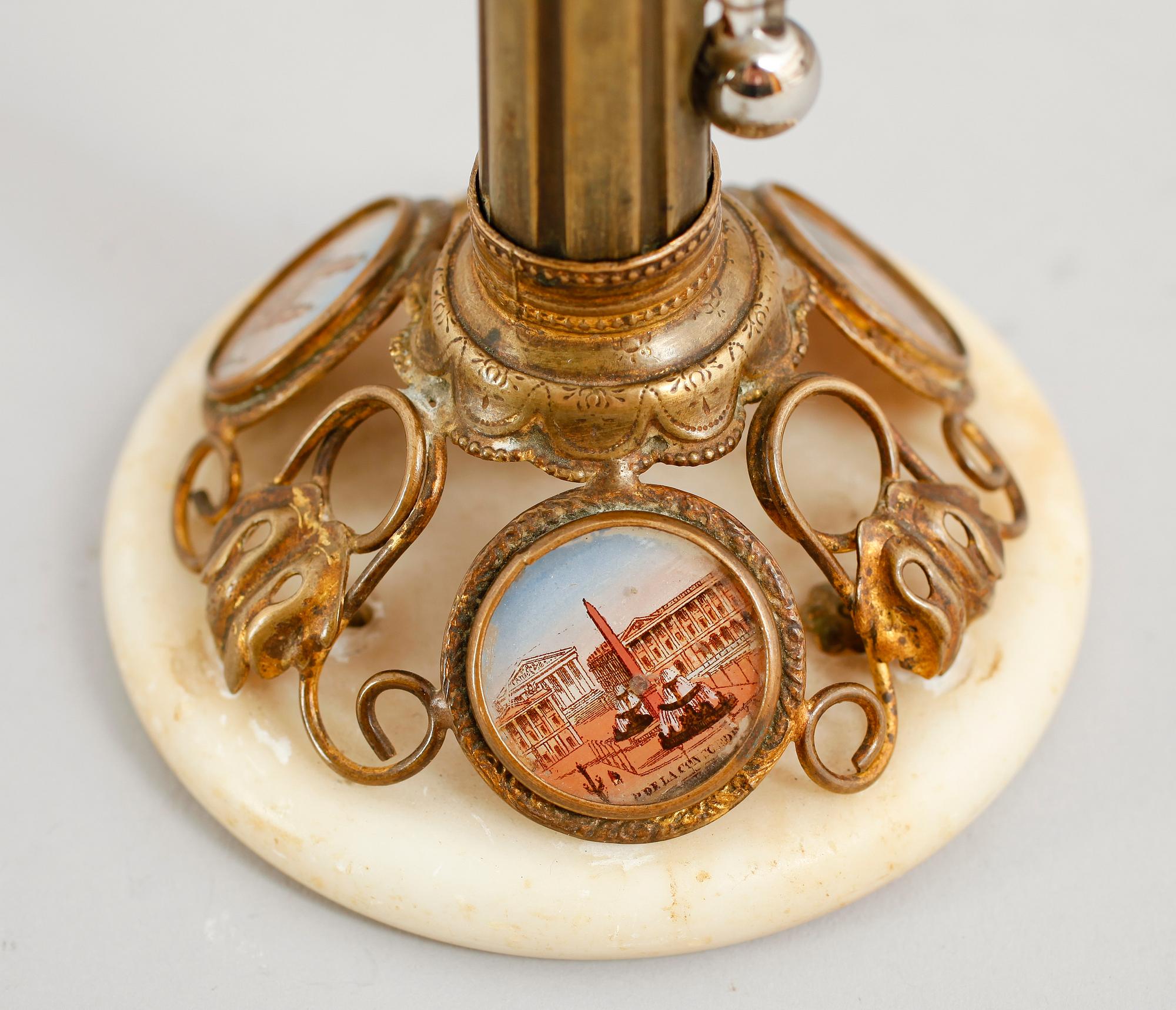 TERMOMETER/KOMPASS, Frankrike, sekelskiftet 1900.