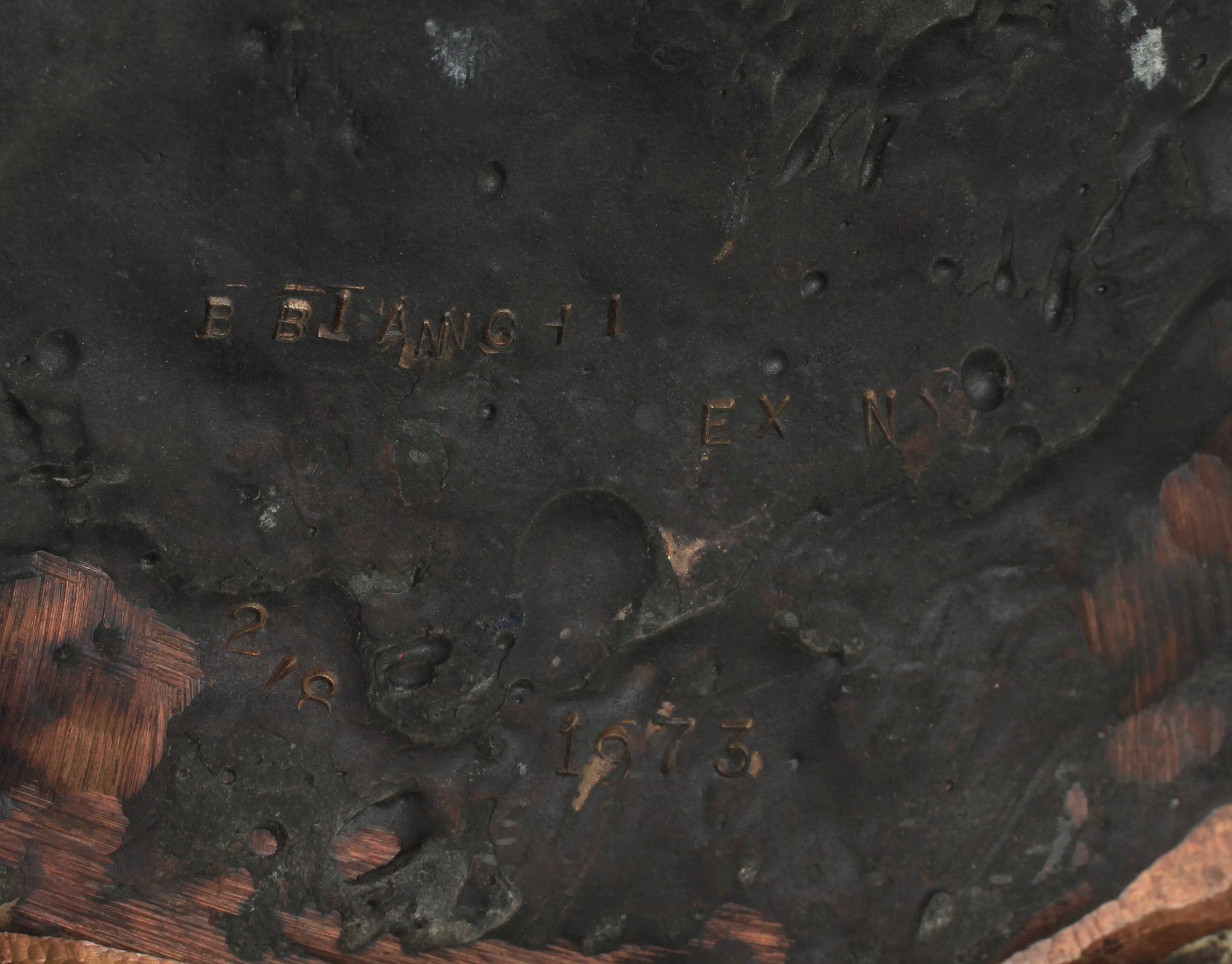 BEN BIANCHI, tillskriven, skulptur, brons. Stämpelsign.