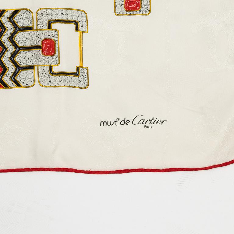 Cartier, scarf.