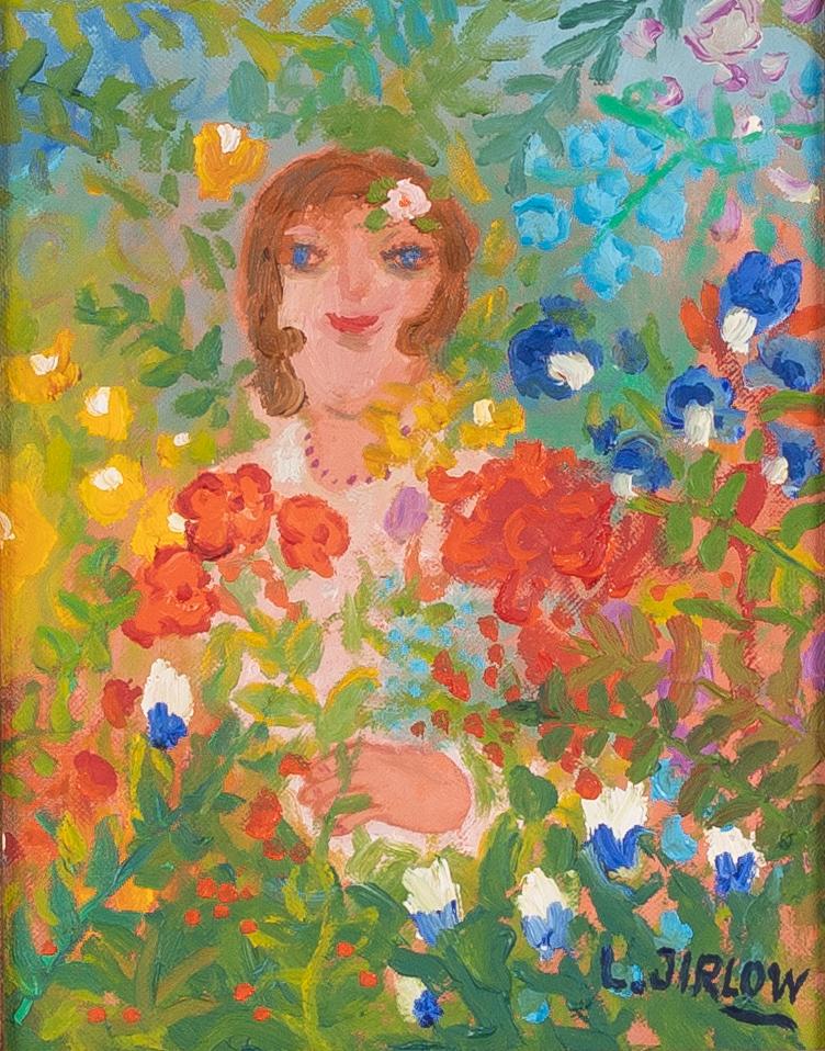 Lennart Jirlow, Kvinna och blommor.