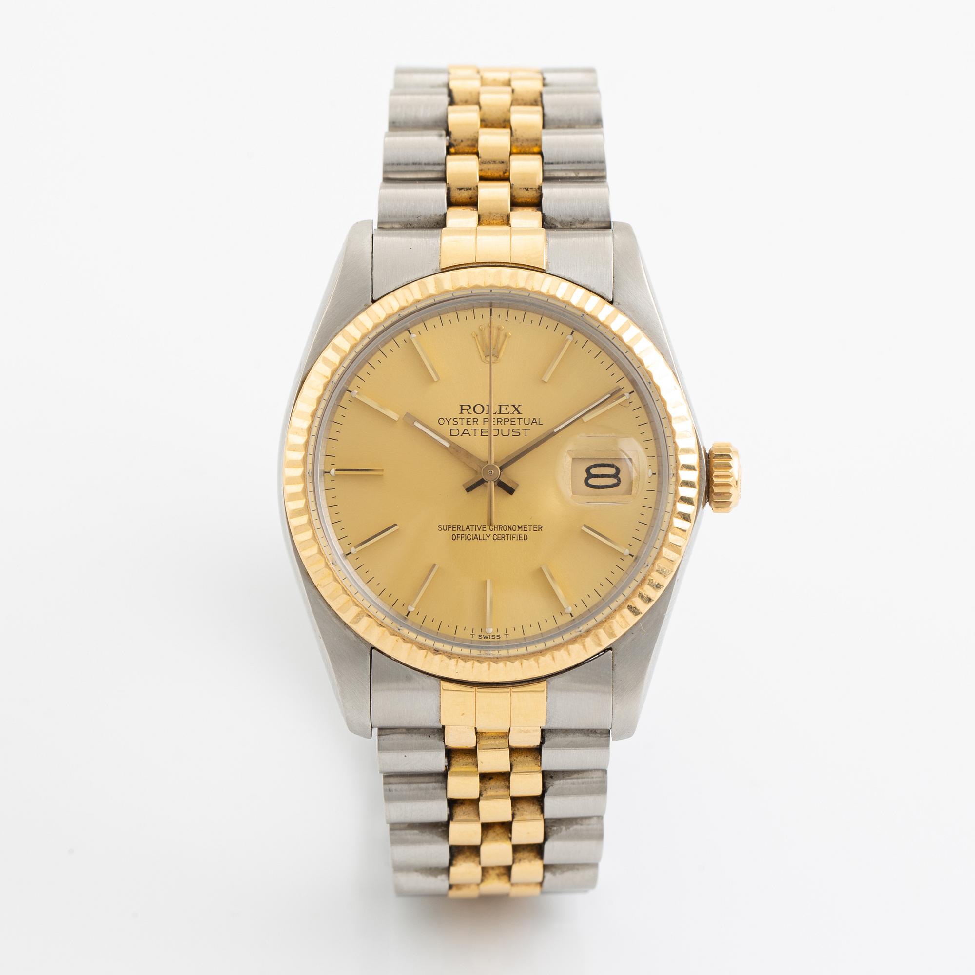 Rolex, Oyster Perpetual, Datejust, armbandsur, 36 mm.