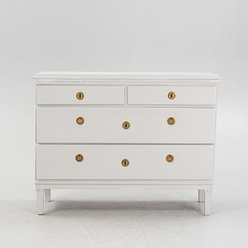 A 19th century chest of drawers.