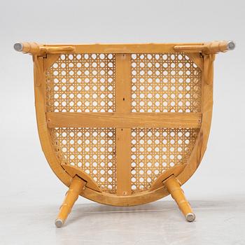 A set of 4 rattan armchairs, second half of the 20th century.