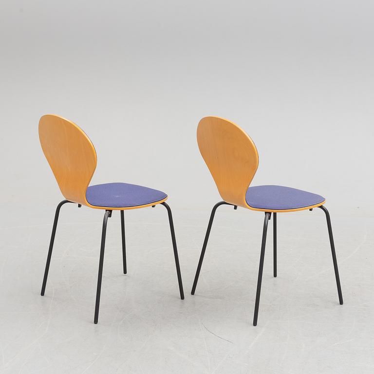 A pair of 'Rondo' chairs by Erik Ole Jorgensen, Danerka, Denmark, 21st century.